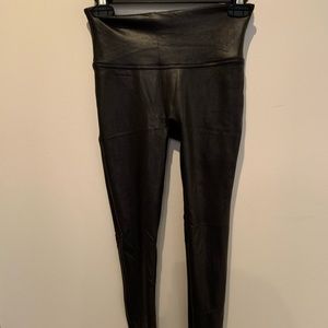 Spanx leather leggings